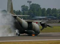 G222NosewheelOnFire